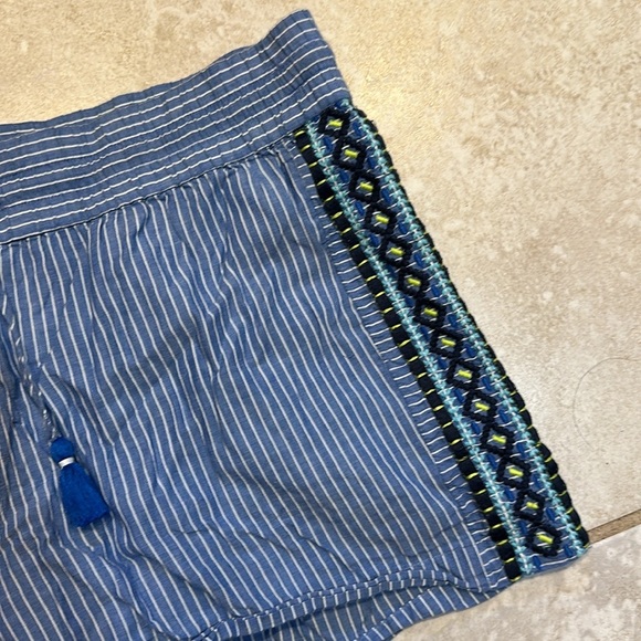 Vineyard Vines Marlin Blue Striped Embroidered Shorts S - Picture 3 of 7